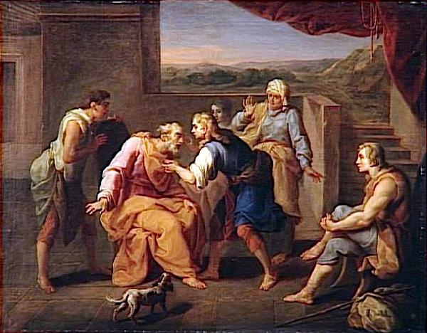 Bon Boullogne Return of Jephthae oil painting picture